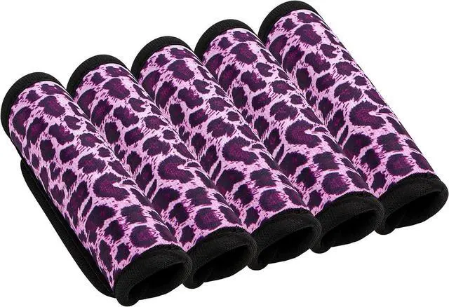 Main image of BVYA 5 Pack Printed Neoprene Luggage Handle Wraps for Travel Bag Luggage Suitcase Baby Carriage