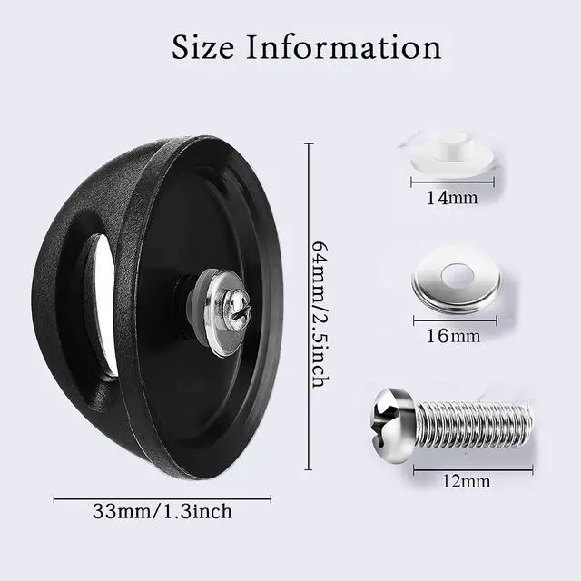 Alt view image 2 of 7 - Universal Pot Lid Knob Replacement for rival Crockpot Slow Cooker Handle | Heat-resistant Bakelite, Easy to install, Prevent Static, Pan Cover Handle, Glass Lid Part, Kitchen Cookware (1 Pack)