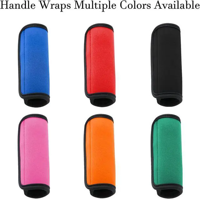 Alt view image 5 of 7 - 2 Pack Luggage Handle Wraps for Luggage Suitcase Travel Bags (Black)