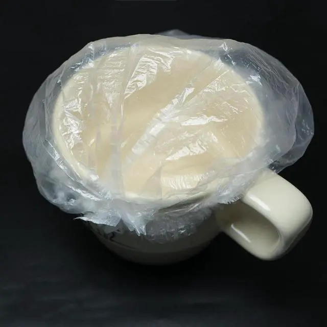 Alt view image 4 of 7 - Elasticated Plastic Fermented Bread Cover Cling Film Cover Elasticated Shower Cap For Food Preservation Outdoor Camping Picnic Barbecue