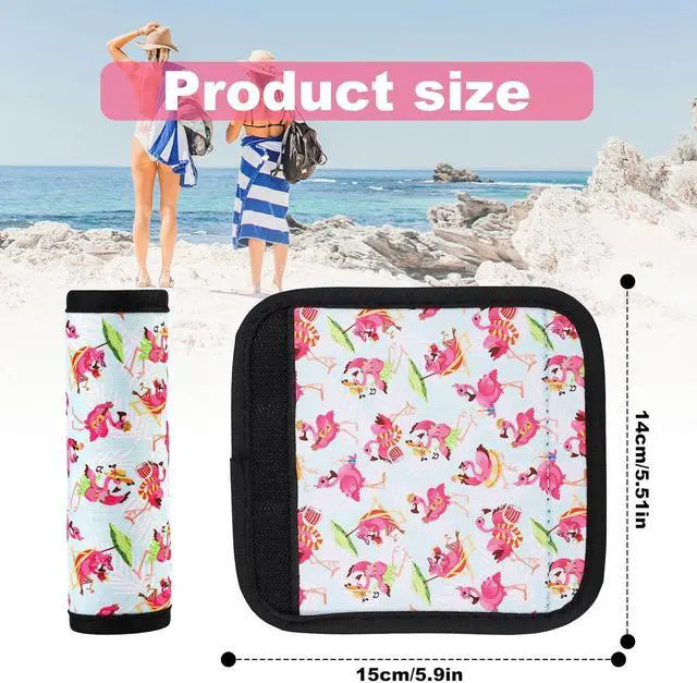 Alt view image 3 of 7 - Lasuroa Canvas Beach Bag Handle Wrap for Bogg Bag, Women's Sling Handbag