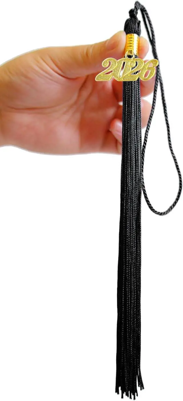 Alt view image 3 of 6 - 2026 Tassel Graduation,Black Tassel 2026 for Grad Cap and Graduation Ceremony Accessory Decoration