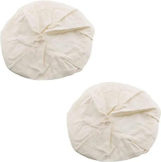 Main image of TAODAN 2PCS Bread Basket Lining Cloth Baking Utensils Natural Rattan Windbreak Fabric Diameter 25cm for Salad Bowls/Casserole Brewing