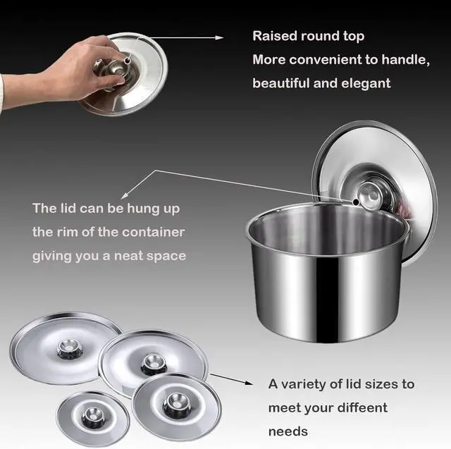 Alt view image 6 of 6 - Universal Lid, Cover Bowl, Mini Pan Lid, Milk Pot Lid, 4.7Inch/12cm