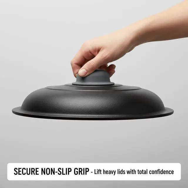 Alt view image 5 of 7 - ULTECHNOVO Pot Lid Handle Cover Silicone Pot Lid Knob Cover Universal Anti-Scald Handle Sleeve Non-Slip Grip Heat Insulation for Cast Iron Pots Ceramic Pans Dutch Ovens Home Kitchen Restaurant