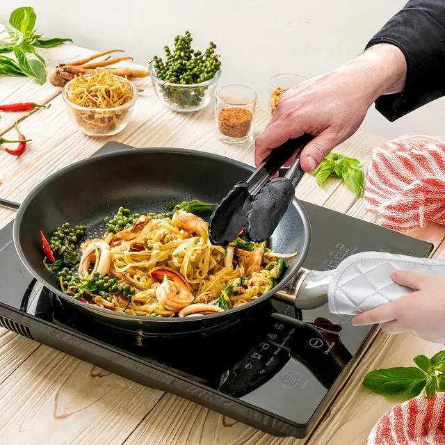 Alt view image 4 of 7 - 2pcs Pot Holders Clearance Cotton Heat Resistant Pads 17cm/6.69inch White Oven Pot Holders Trivets Coasters Hot Pads Terry Pots Holder for Cooking and Baking Hot Cold Potholders Kit