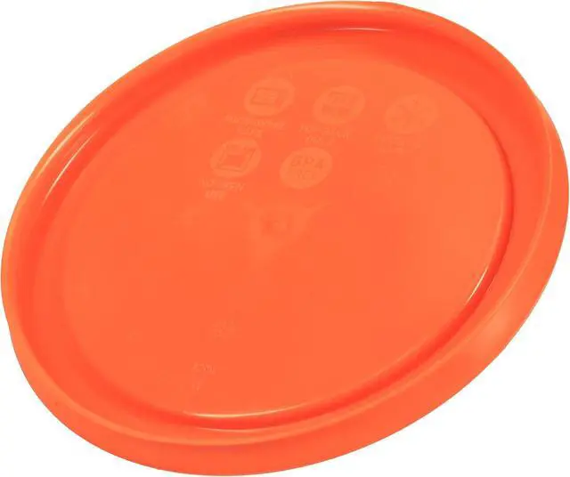 Alt view image 4 of 4 - Pyrex 7200-PC (2-Cup) Orange Food Storage Lid (3 Pack) - Made in USA | Replacement Lid | BPA-Free Plastic | Secure Fit For Food Storage | Leftovers | Organization | Top-Rack Dishwasher Safe