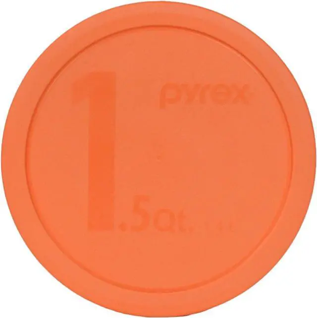 Main image of Pyrex 323-PC (1.5Qt) Orange Mixing Bowl Lid - Made in USA | BPA-Free Plastic | Fits 323 Glass Mixing Bowl Only | Secure Coverage Design | Stain Resistant Surface | Freezer Friendly