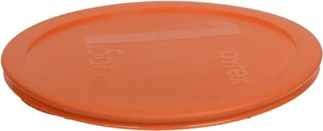Alt view image 2 of 3 - Pyrex 323-PC (1.5Qt) Orange Mixing Bowl Lid - Made in USA | BPA-Free Plastic | Fits 323 Glass Mixing Bowl Only | Secure Coverage Design | Stain Resistant Surface | Freezer Friendly