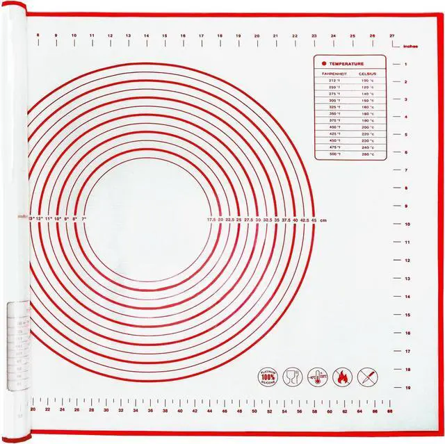 Main image of Extra Large 31.5'' x 24" Silicone Baking Mat for Rolling Dough & Pastry Non-Stick, Heat-Resistant Kitchen Counter Protector Dishwasher Safe, Easy Clean (XXL-31.5'' X 24'')