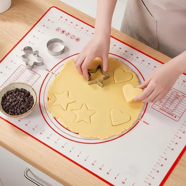 Alt view image 6 of 7 - Extra Large 31.5'' x 24" Silicone Baking Mat for Rolling Dough & Pastry Non-Stick, Heat-Resistant Kitchen Counter Protector Dishwasher Safe, Easy Clean (XXL-31.5'' X 24'')