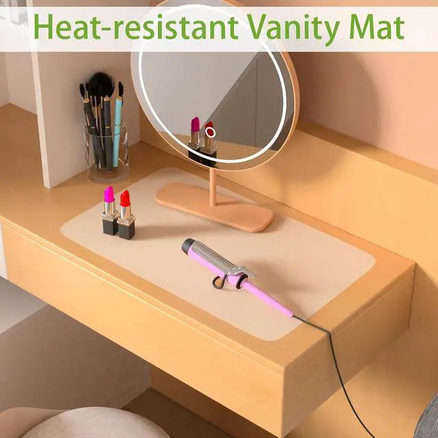 Alt view image 5 of 7 - Silicone Countertop Protector Mat: Clear Dual-Sided Non-Slip Sheet | Heat Resistant Silicone Mat for Kitchen Counter (2/Pack) 10.24" x 14.2"- Translucent Thin Non-Stick Baking Mat for Pastry