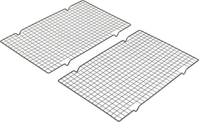 Alt view image 2 of 6 - GoodCook Nonstick Steel Wire Cooling Rack, 16" x 10" (Set of 2)
