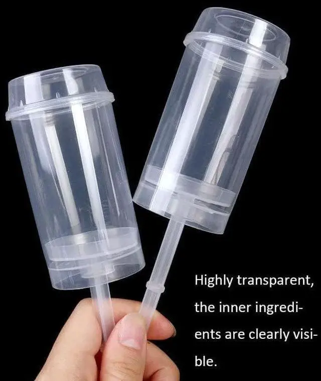 Alt view image 4 of 5 - Pack of 10 Push-Up Cake Pop Containers, Reusable and Perfect for Homemade Treats Dessert Snacks Cheesecake Push Up Cups