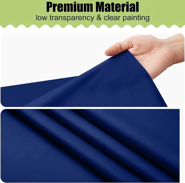 Alt view image 6 of 7 - Smiry Disposable Table Cloth 3 Pack, 54 x 108 Inch Waterproof Plastic Tablecloth, Decorative Rectangle Table Covers for Party, Birthday, Picnic, Navy