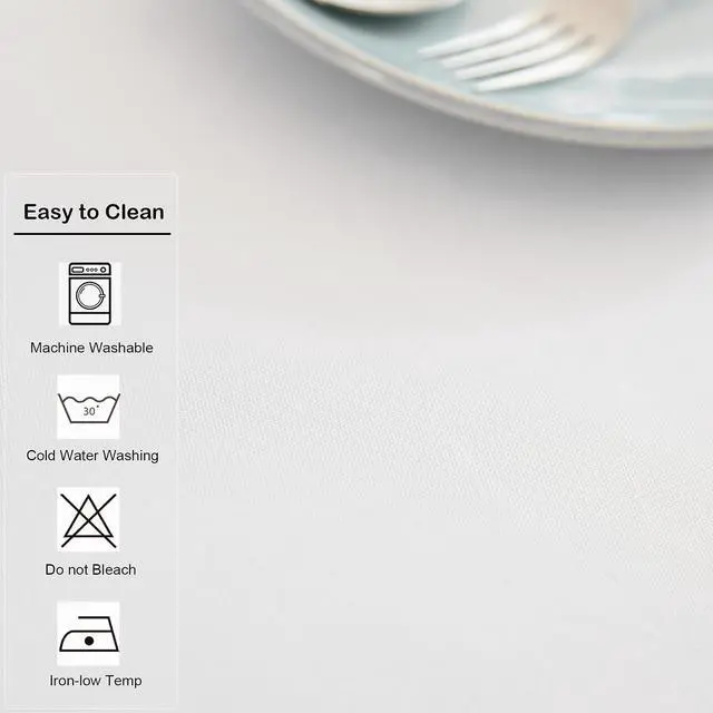 Alt view image 6 of 7 - Solid White Farmhouse Scalloped Table Runner 13 x 72 Inchs | Washable Polyester Cute Everyday Decorative Table Runners for Dinner Birthday Wedding and Party