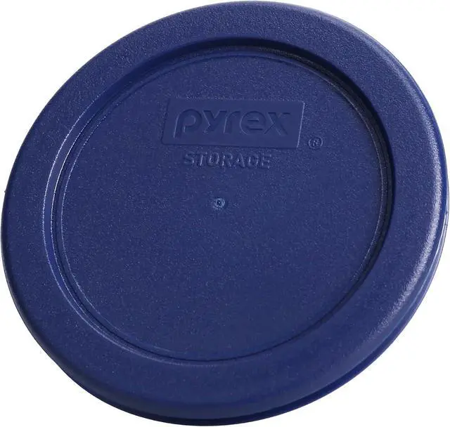 Alt view image 3 of 5 - Pyrex 7202-PC (1-Cup) Dark Blue Replacment Lids (4-Pack) - Made in USA | BPA-Free Plastic | Round Shape | Designed For 7202 Glass Bowl | Dishwasher Safe | Resists Stains And Odors