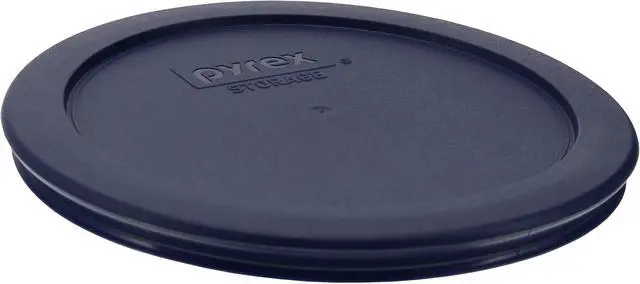 Alt view image 5 of 5 - Pyrex 7201-PC (4-Cup) Blue Food Storage Lid (3-Pack) - Made in USA | Non-Porous Surface | Warp-Resistant Build | Spill-Reducing Seal | Easy Cleaning