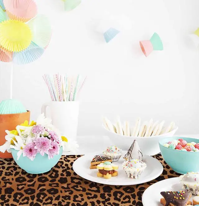 Alt view image 4 of 7 - 3 PCS Leopard Print Table Runner 14 x 108 Plastic Cheetah Print Table Runner for Jungle Safari Party Birthday Bachelorette Wedding Disposable Tables Runner