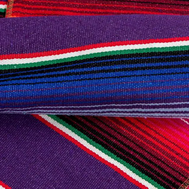 Alt view image 5 of 7 - Mexican Table Runner 1Pack 14 x 84 Inches Fiesta Mexican Theme Party Decoration for Cinco de Mayo Fiesta Party Serape Zarape Table Runner