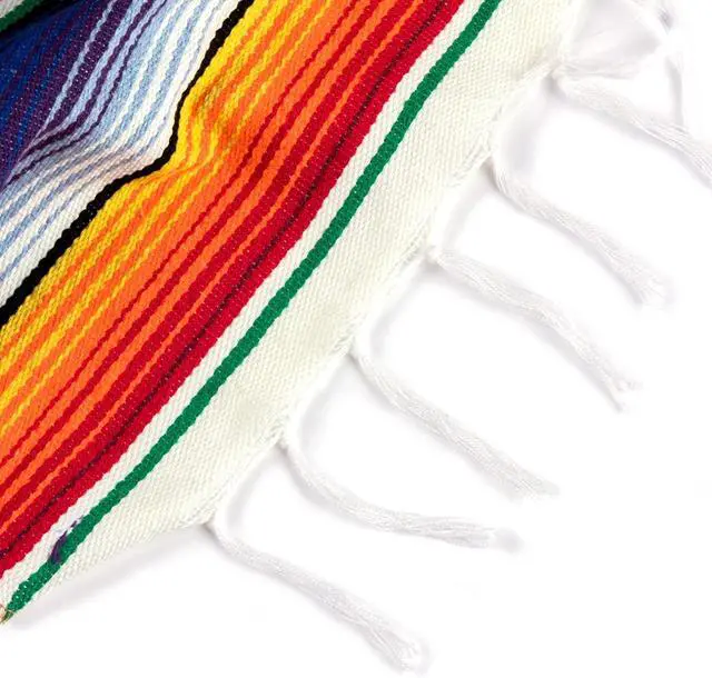 Alt view image 6 of 7 - Mexican Table Runner 1Pack 14 x 84 Inches Fiesta Mexican Theme Party Decoration for Cinco de Mayo Fiesta Party Serape Zarape Table Runner