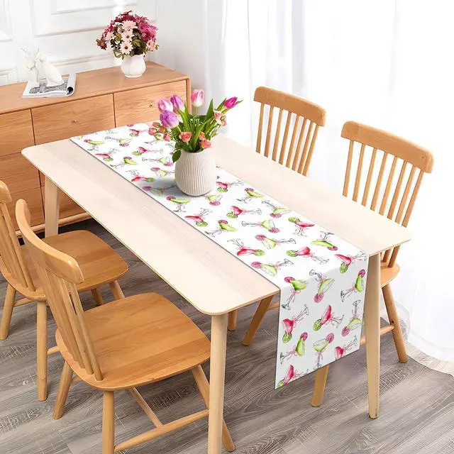 Alt view image 4 of 6 - Vohado Margarita Table Runner Margs and Matrimony Party Decorations Bachelorette Cocktail Birthday Supply Dining Room Home Kitchen Island Decor (13" x 72")