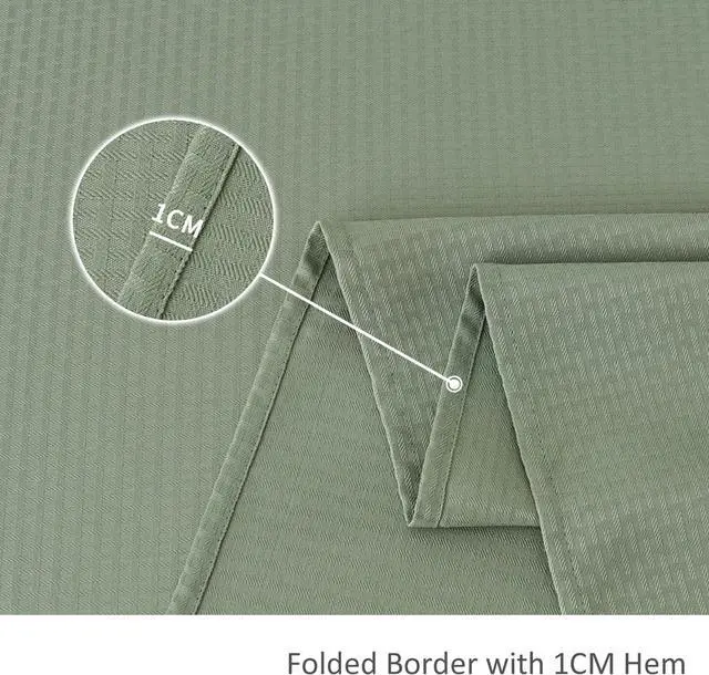 Alt view image 6 of 7 - maxmill Rectangle Tablecloth Weaved Pattern Waterproof Spillproof Wrinkle Free Table Cloth, Kitchen Dining Tabletop Decoration, Fabric Table Cover for Holiday Parties, 52 x 70 Inch, Sage Green