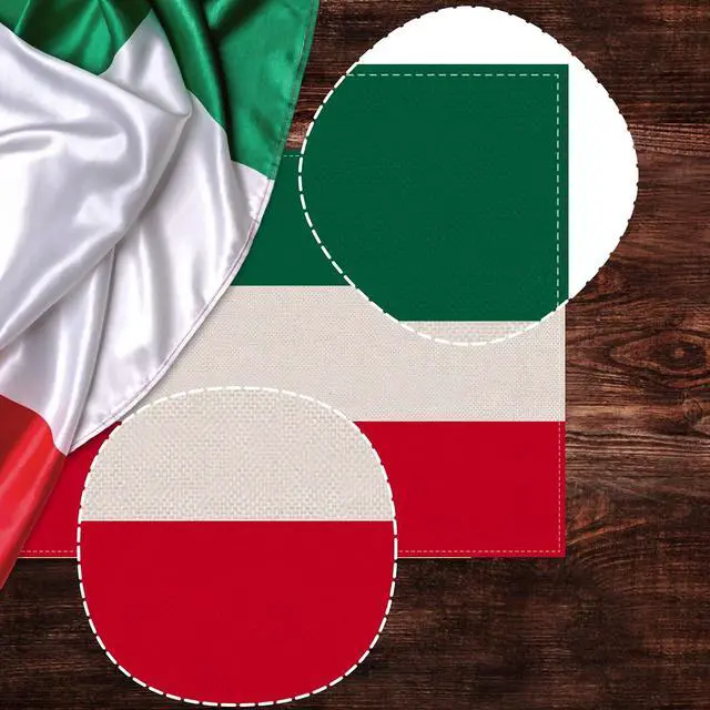 Alt view image 3 of 5 - Nepnuser Italy Table Runner for Italian Themed Party Decoration Home Kitchen Dining Room Dinner Linen Table Decor (13" x 72")