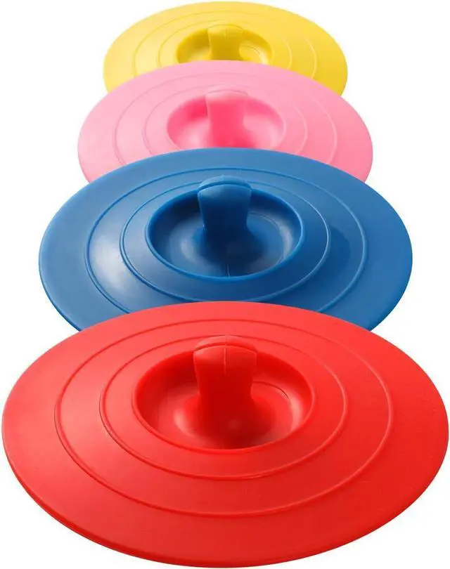 Main image of Silicone Cup Covers (Set of 4),Multicolored Silicone Lids for Mugs | Mug Covers for Mugs, Cups, Tea Pots,Flexible Mug CoversHot Cup Lids for Coffee & Tea