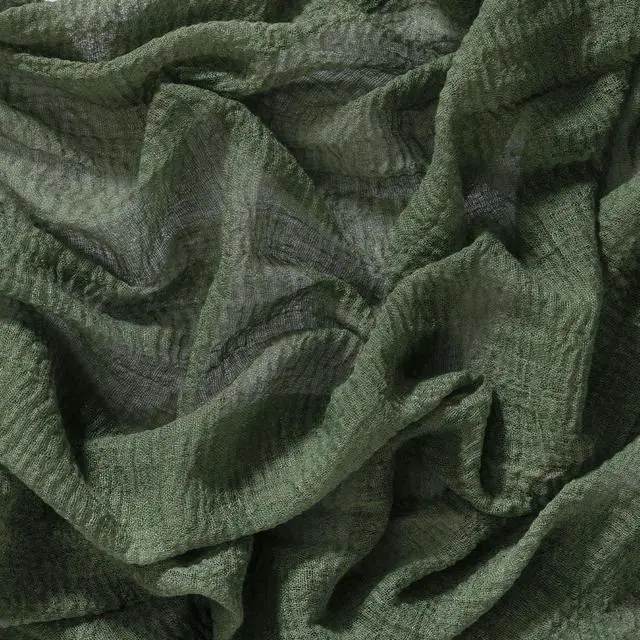 Alt view image 6 of 6 - Socomi Cheesecloth Table Runner Fall Boho Wedding Shower Party Home Decor | Olive Green Rustic Gauze 10FT 120in Cheese Cloth Sheer Farmhouse Dining Runner for Baby Shower Birthday Holiday Decorations