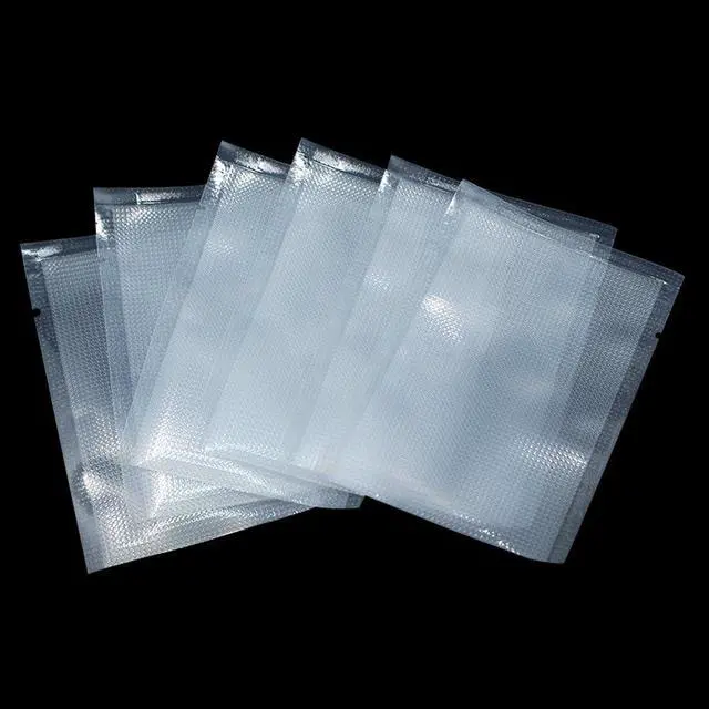 Alt view image 5 of 6 - FERENLI 100 Pieces 2.7x3.9 inch (Usable Size 2.4x3.3 inch) Small Vacuum Sealer Bags for Food Storage Open Top Clear Plastic Flat Pouches Bulk Food Packaging Bags with Tear Notch