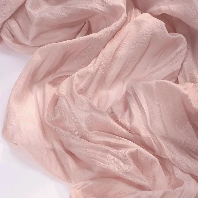 Alt view image 2 of 6 - Socomi Cheesecloth Table Runner Fall Boho Wedding Shower Party Home Decor | Dusty Pink Rustic Gauze 14FT Cheese Cloth Sheer Farmhouse Centerpiece Runner for Baby Shower Birthday Holiday Decorations