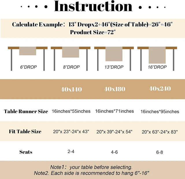Alt view image 7 of 7 - YATOJUZI Cream Table Runner Seasonal Kitchen Dining Coffee Table Decorations Beige Neutral Waterproof Farmhouse Table Runners Rustic Wedding Birthday Party Home Decor 16x71Inch