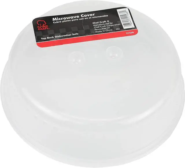 Alt view image 4 of 4 - Chef Craft Classic Microwave Cover, 10 inches in diameter, Clear