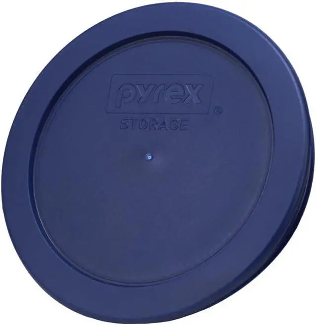 Alt view image 3 of 5 - Pyrex 7200-PC (2-Cup) Blue Food Storage Lid (3-Pack) - Made in USA | BPA-Free Plastic | Top-Rack Dishwasher Safe | Refrigerator Freezer Safe | Secure Fit