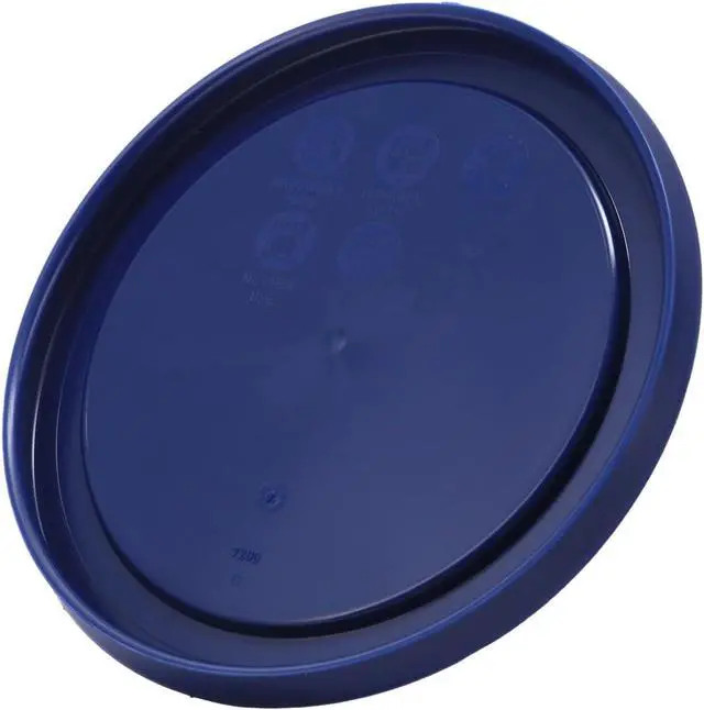 Alt view image 4 of 5 - Pyrex 7200-PC (2-Cup) Blue Food Storage Lid (3-Pack) - Made in USA | BPA-Free Plastic | Top-Rack Dishwasher Safe | Refrigerator Freezer Safe | Secure Fit