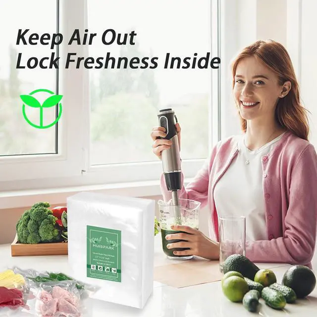 Alt view image 3 of 7 - Vacuum Sealer Bags,2.7"*4" 100 Pcs Heavy Duty Pre-Cut Design Commercial Grade Food Sealable Bag for Heat Seal Food Storage,Boilsafe to 280°F Freezable,Good for Storage,Meal Prep and Sous Vide
