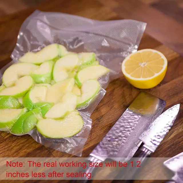 Alt view image 5 of 7 - Vacuum Sealer Bags,2.7"*4" 100 Pcs Heavy Duty Pre-Cut Design Commercial Grade Food Sealable Bag for Heat Seal Food Storage,Boilsafe to 280°F Freezable,Good for Storage,Meal Prep and Sous Vide