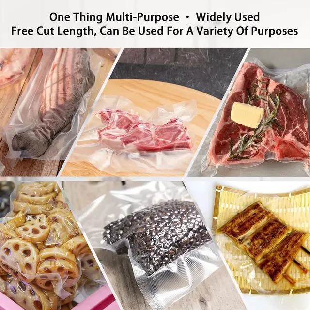 Alt view image 7 of 7 - Vacuum Sealer Bags,2.7"*4" 100 Pcs Heavy Duty Pre-Cut Design Commercial Grade Food Sealable Bag for Heat Seal Food Storage,Boilsafe to 280°F Freezable,Good for Storage,Meal Prep and Sous Vide