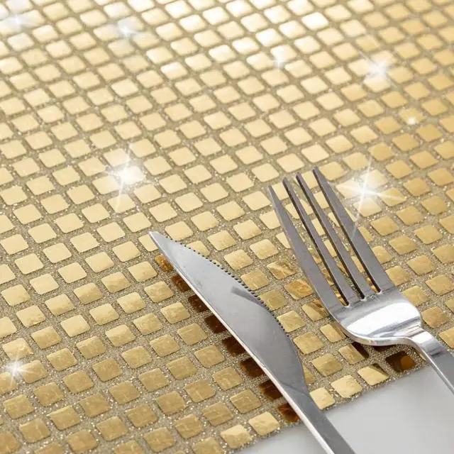 Alt view image 4 of 6 - Gold Glitter Sequin Table Runner Disco Party Retro 70s 80s Theme Disco Ball Table Decorations Birthday Bachelorette Dance Parties Supplies,72 Inches Long (Runner-Gold)