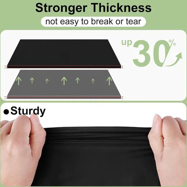 Alt view image 2 of 7 - misaya 6 Packs Disposable Plastic Table Cloth, 54 x 108 Inch Waterproof Rectangle Tablecloth, Leakproof & Sturdy Decorative Table Covers for Party, Outdoor and Back to School, Black