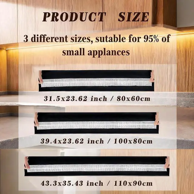 Alt view image 5 of 6 - STAYWILD 30 PCS Kitchen Small Appliance Dust Covers | Disposable Thickened Plastic Cover for Air Fryer,Blender,Coffee Maker,Pressure Cooker & Slow Cooker