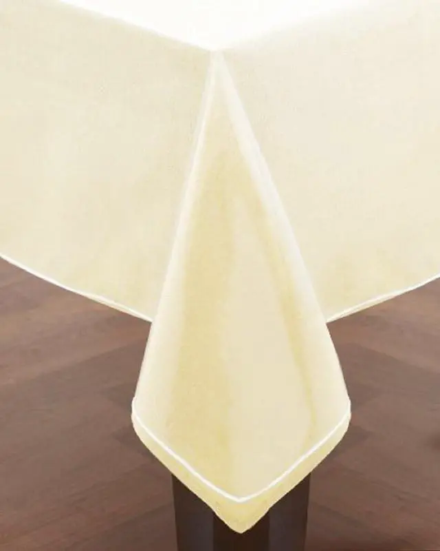 Alt view image 4 of 4 - Elaine Karen Clear Plastic Table Cover Protector 54''x72'' Rectangular | 100% Waterproof vinyl Clear table protector, Plastic cover for table, Clear plastic tablecloth PVC Wipe Clean
