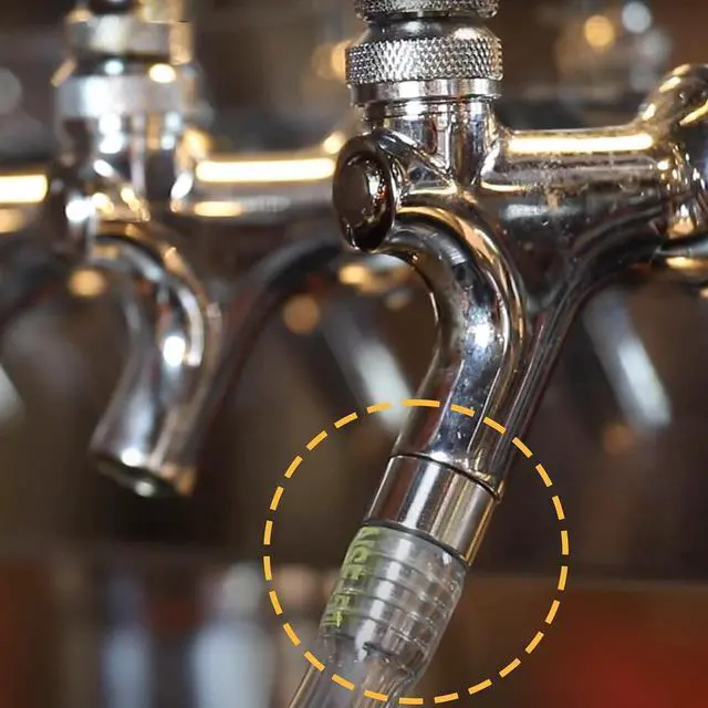 Alt view image 5 of 7 - Growler Filler Tube Hose for Standard Beer Faucets Beer Keg Beer Tap | Growler Filler Hose Growler Filling Tube for Homebrew Wine Making Beer Brewing