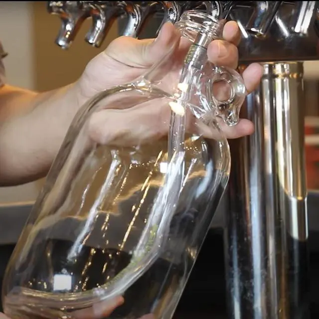 Alt view image 6 of 7 - Growler Filler Tube Hose for Standard Beer Faucets Beer Keg Beer Tap | Growler Filler Hose Growler Filling Tube for Homebrew Wine Making Beer Brewing