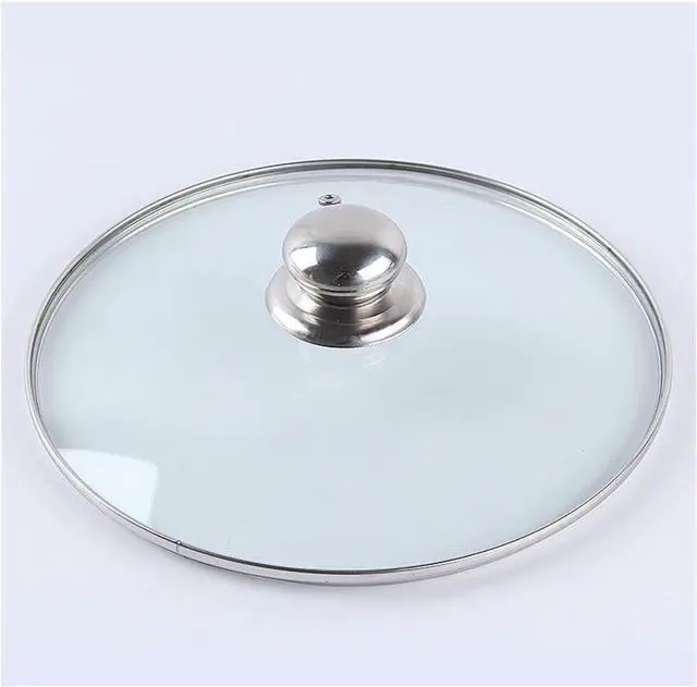 Alt view image 3 of 5 - E-outstanding Pot Cover Knob Handle 2PCS 2.1 Inch Universal Stainless Steel Replacement Cookware Pan Pot Lid Handle Circular Handgrip Knob