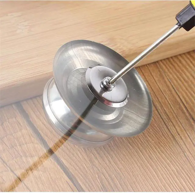 Alt view image 4 of 5 - E-outstanding Pot Cover Knob Handle 2PCS 2.1 Inch Universal Stainless Steel Replacement Cookware Pan Pot Lid Handle Circular Handgrip Knob