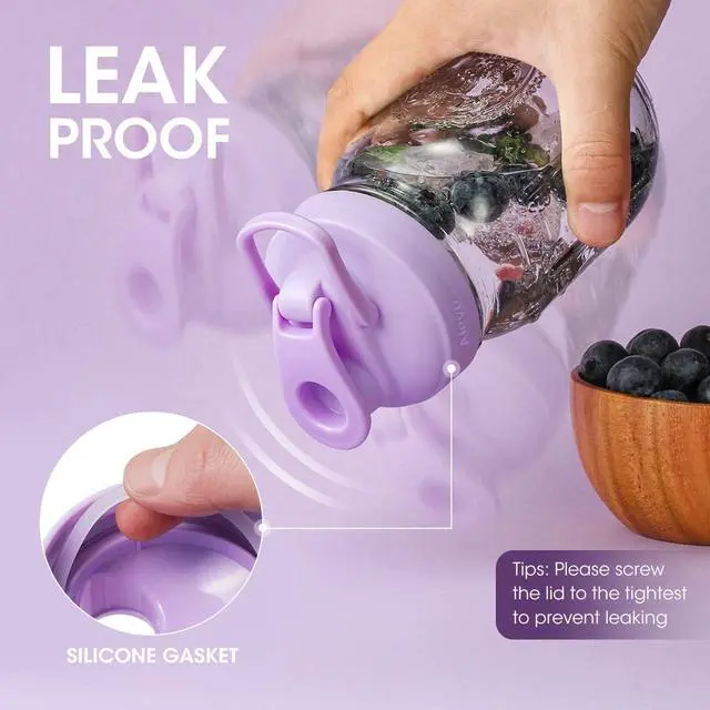 Alt view image 3 of 7 - AIEVE Mason Jar Pour Spout Lid, 4 Pack Regular Mouth Mason Jar Lids with Flip Top,Reusable and Leak-Proof Plastic Canning Pitcher Lids tor Milk, Coffee, Juice, Lemonade,Colorful(Jars not Included)