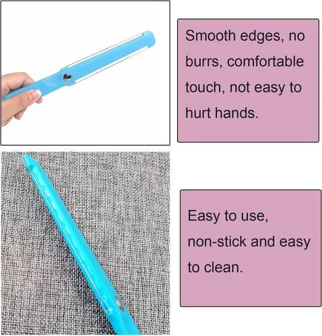 Alt view image 4 of 5 - 3 Pack Cheese Slicer Handheld 2 Side Wire Blade Knife Butter Cutter Peeler Spatula Cake Sausage Ham Slicing Tool for Cheddar Gruyere Raclette Mozzarella Block