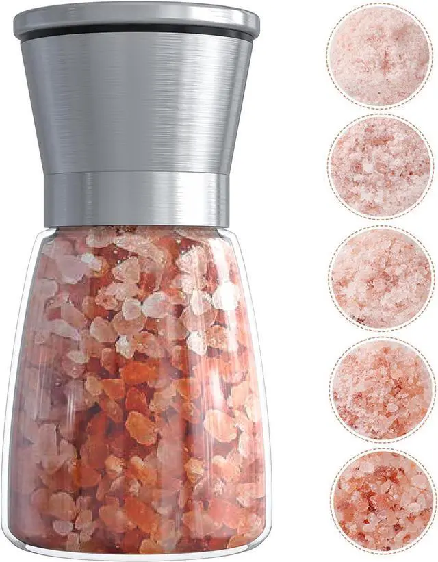 Main image of Ebaco Original Stainless Steel Salt or Pepper Grinder - Top Spice Mill with Ceramic Blades, Brushed Stainless Steel and Adjustable Coarseness By Pepper Grinder Single Package